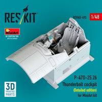 P-47D-25,26 Thunderbolt cockpit (Detailed edition) for...