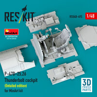 P-47D-25,26 Thunderbolt cockpit (Detailed edition) for...