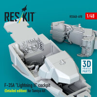 F-35A Lightning II cockpit (Detailed edition) for Tamiya...