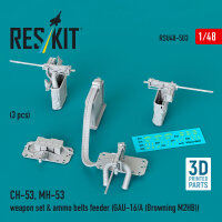 CH-53, MH-53 weapon set & ammo belts feeder (GAU-16/A...