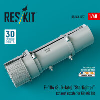 F-104 (S, G-late) Starfighter exhaust nozzle for Kinetic...