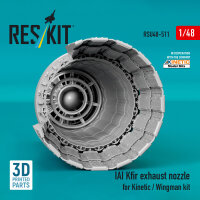 IAI Kfir exhaust nozzle for Kinetic / Wingman kit (3D Printed)