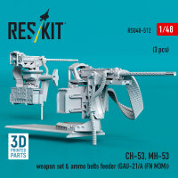 CH-53, MH-53 weapon set & ammo belts feeder (GAU-21/A...