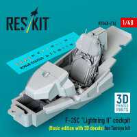 F-35C Lightning II cockpit (Basic edition with 3D decals)...