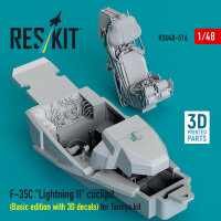 F-35C Lightning II cockpit (Basic edition with 3D decals)...