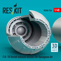 F/A-18 Hornet exhaust nozzles for Hasegawa kit (3D Printed)