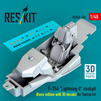 F-35A Lightning II cockpit (Basic edition with 3D decals)...