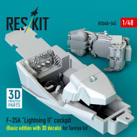 F-35A Lightning II cockpit (Basic edition with 3D decals)...