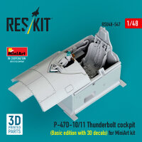 P-47D-10/11 Thunderbolt cockpit (Basic edition with 3D...