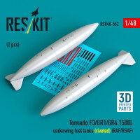 Tornado F3/GR1/GR4 1500L underwing fuel tanks (riveted)...