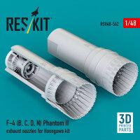 F-4 (B, C, D, N) Phantom II exhaust nozzles for Hasegawa...