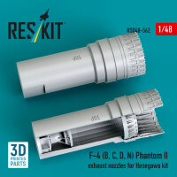F-4 (B, C, D, N) Phantom II exhaust nozzles for Hasegawa...