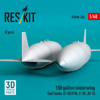 150 gallon underwing fuel tanks (2 pcs) (F-5E/F/N, F-20,...