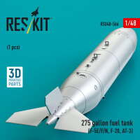 275 gallon fuel tank (F-5E/F/N, F-20, AT-3) (1 pcs) (3D Printed)