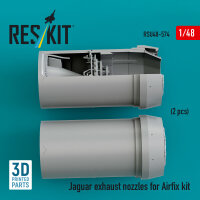 Jaguar exhaust nozzles for Airfix kit (3D Printed)