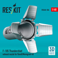 F-105 Thunderchief exhaust nozzle for Revell/Monogram kit...