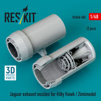 Jaguar exhaust nozzles for Kitty Hawk / Zimimodel (3D...