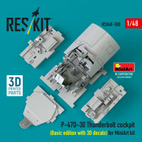P-47D-30 Thunderbolt cockpit (Basic edition with 3D...