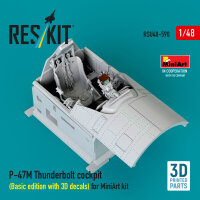 P-47M Thunderbolt cockpit (Basic edition with 3D decals)...