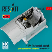 P-47N Thunderbolt cockpit (Basic edition with 3D decals)...