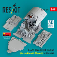 P-47N Thunderbolt cockpit (Basic edition with 3D decals)...