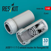 JASDF F-1 / T-2 exhaust nozzles for Hasegawa kit (3D...