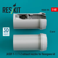 JASDF F-1 / T-2 exhaust nozzles for Hasegawa kit (3D...