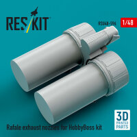 Rafale exhaust nozzles for HobbyBoss kit (3D Printed)