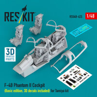 F-4B Phantom II Cockpit (Basic edition, 3D decals...