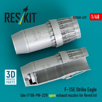 F?15E Strike Eagle late (F100-PW-229) open exhaust...