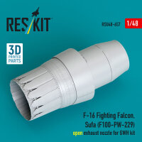 F-16 Fighting Falcon, Sufa (F100-PW-229) open exhaust...