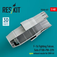 F-16 Fighting Falcon, Sufa (F100-PW-229) open exhaust...