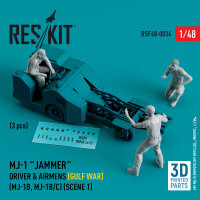 MJ-1 Jammer Driver & airmens (Gulf War) (MJ-1B,...