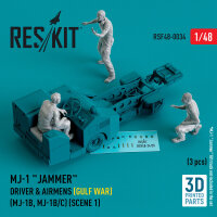 MJ-1 Jammer Driver & airmens (Gulf War) (MJ-1B,...