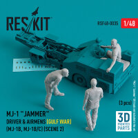 MJ-1 Jammer Driver & airmens (Gulf War) (MJ-1B,...