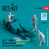MJ-1 Jammer Driver & airmens (Gulf War) (MJ-1B,...
