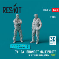 OV-10A Bronco male pilots (in a standing position - type...