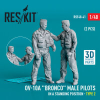 OV-10A Bronco male pilots (in a standing position - type...