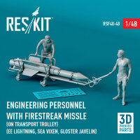 Engineering Personnel with Firestreak missile (on...