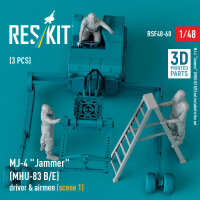 MJ-4 Jammer (MHU-83 B/E) driver & airmen (scene 1) (3...