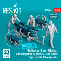 Red jersey (3 pcs) (Modern) with transport trolley AERO...
