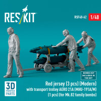 Red jersey (3 pcs) (Modern) with transport trolley AERO...
