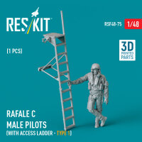 Rafale C male pilot with access ladder (type 1) (1 pcs)...