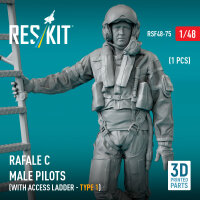 Rafale C male pilot with access ladder (type 1) (1 pcs)...
