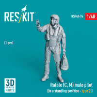 Rafale (C, M) male pilot (in a standing position - type...