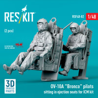OV-10A Bronco pilots sitting in ejection seats for ICM...