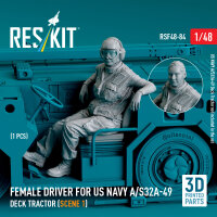 Female driver for US NAVY A/S32A-49 Deck Tractor (scene...