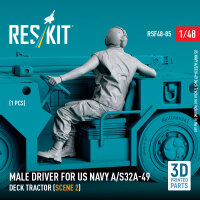Male driver for US NAVY A/S32A-49 Deck Tractor (scene 2)...