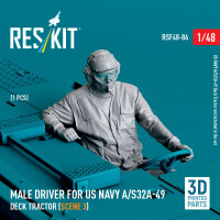 Male driver for US NAVY A/S32A-49 Deck Tractor (scene 3)...