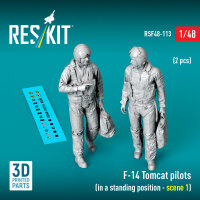 F-14 Tomcat pilots (in a standing position - scene 1) (2...